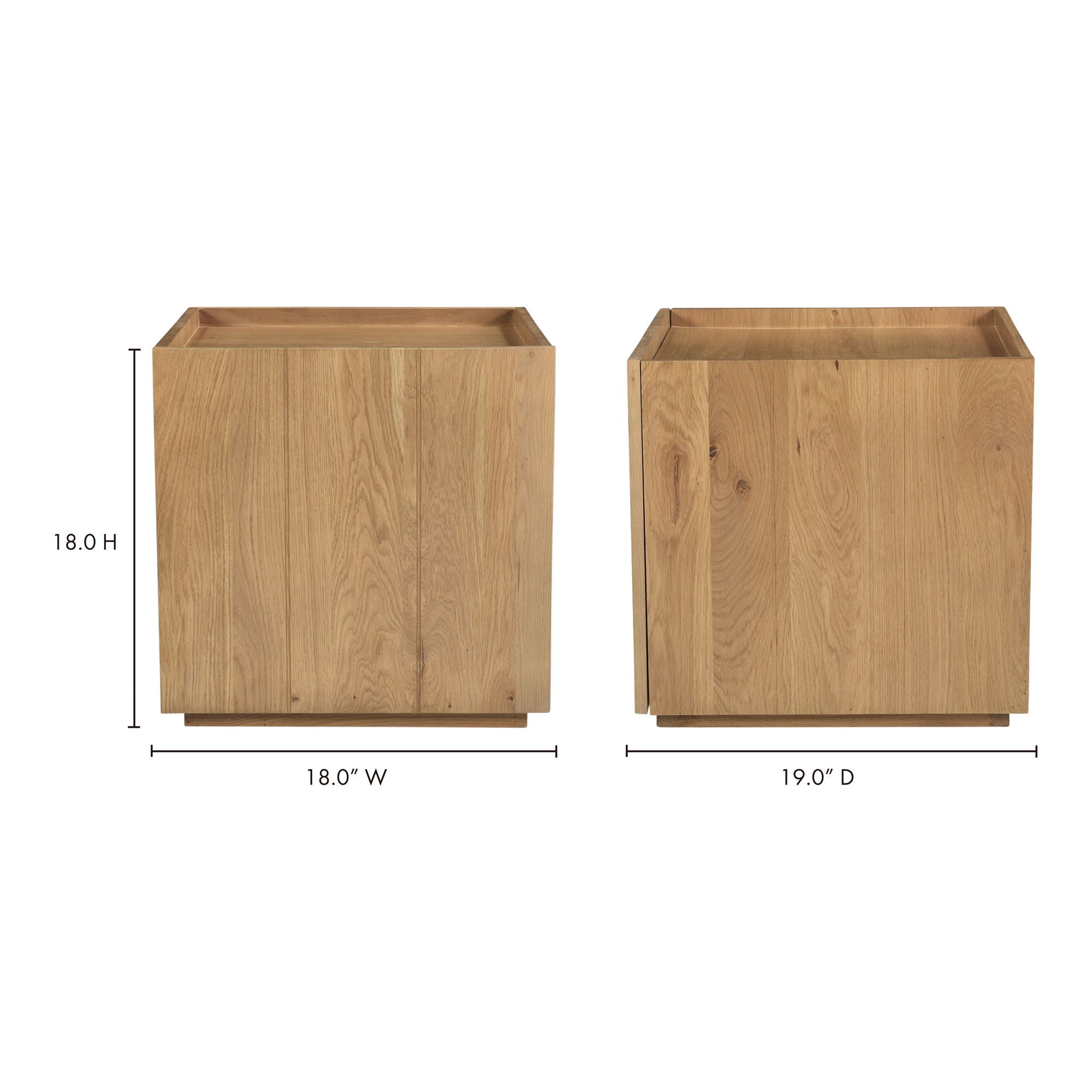 Plank - Nightstand - Light Brown
