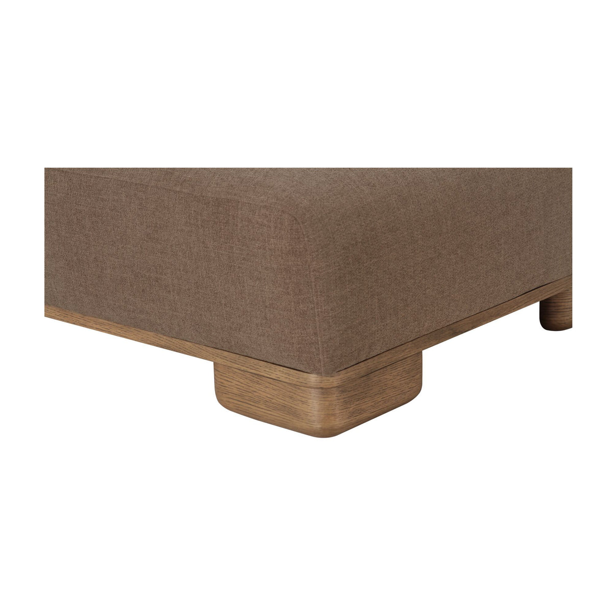 June - Ottoman - Dark Brown