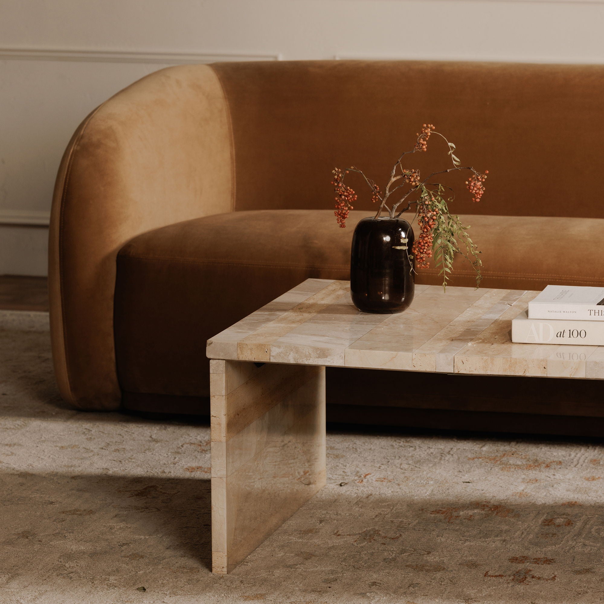 Rosa - Coffee Table - Multicolor Marble