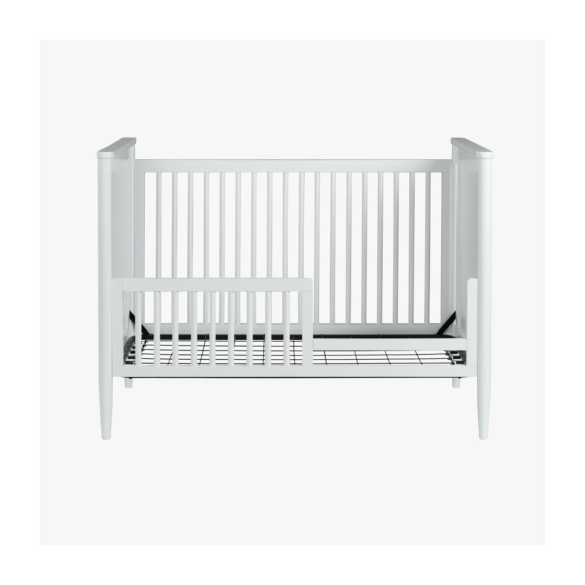 Modern Nursery - Toddler Rail - White