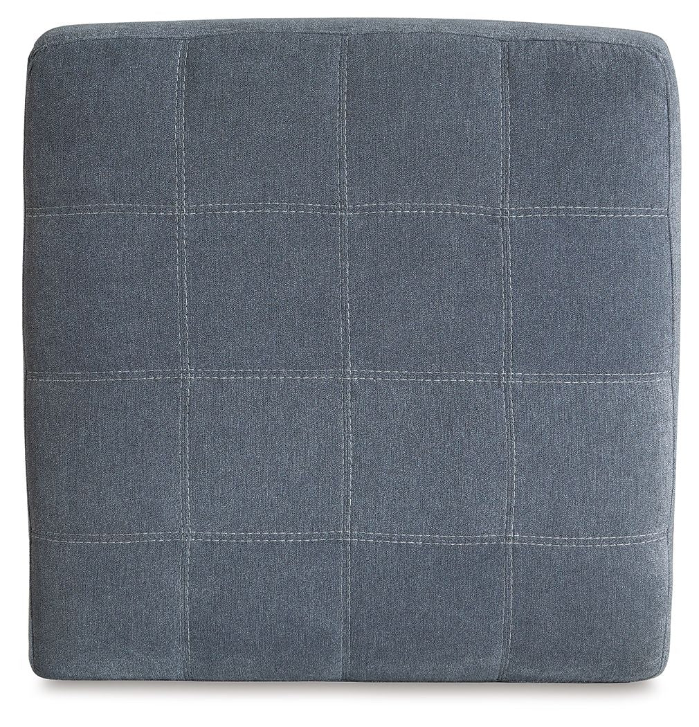 Marleton - Oversized Accent Ottoman - Denim
