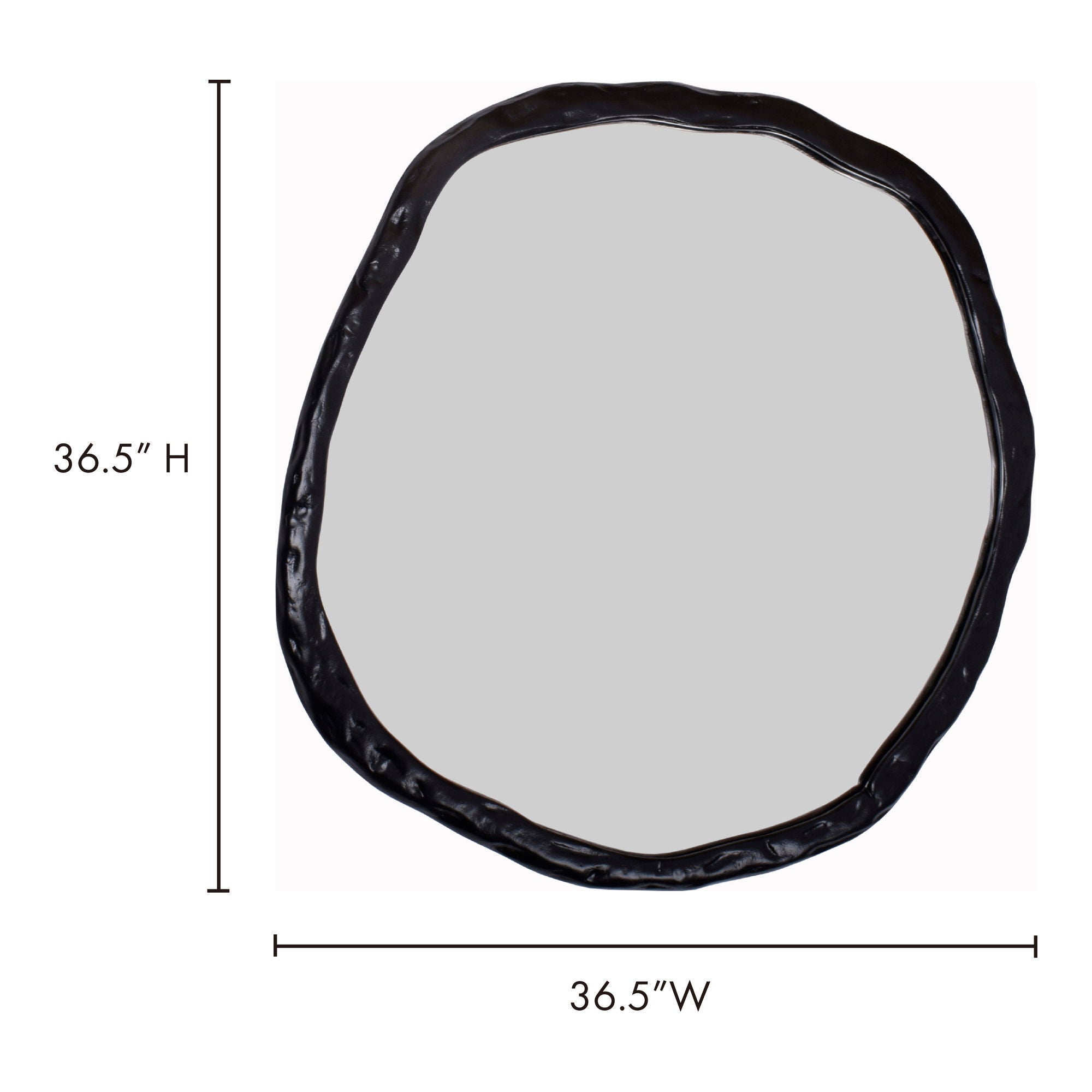 Foundry - Large Mirror - Black