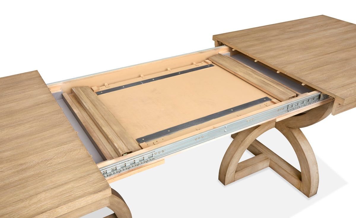 Coventry - Extendable Trestle Dining Table - Honey Wheat