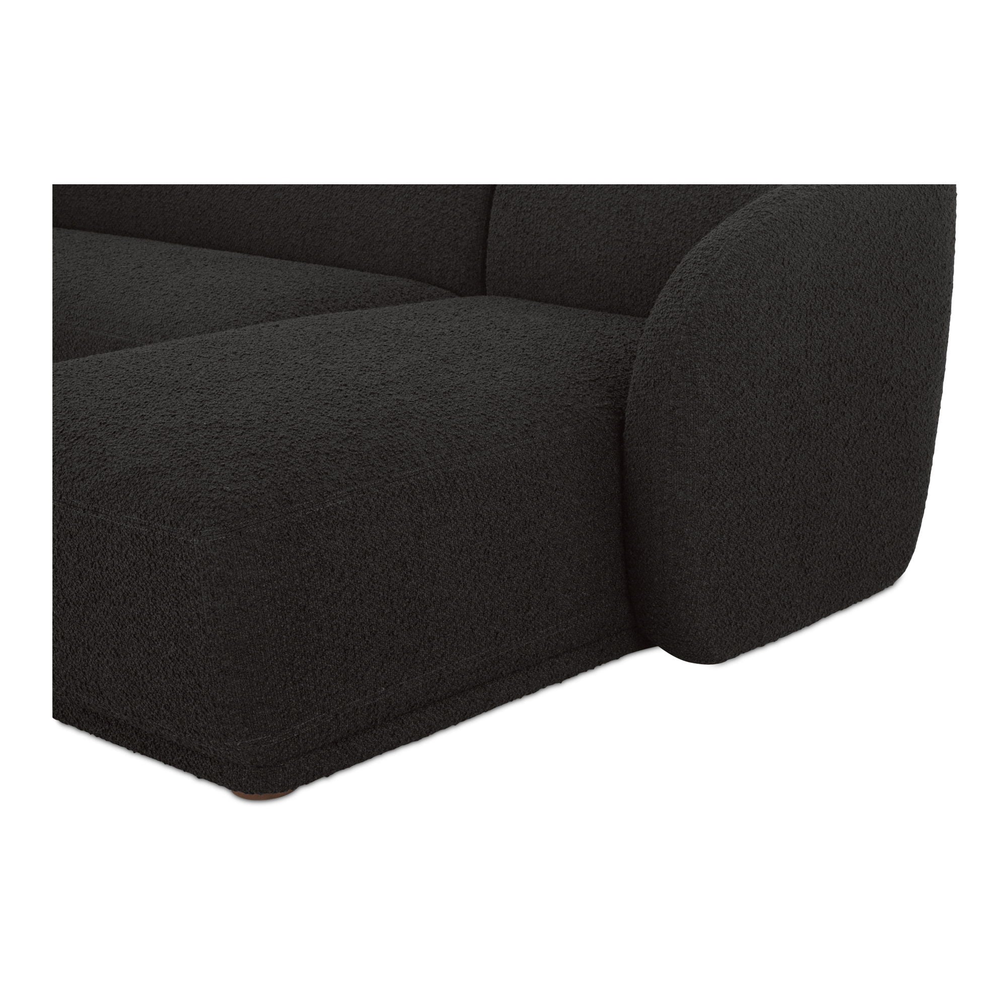 Faye - Right Sectional - Black