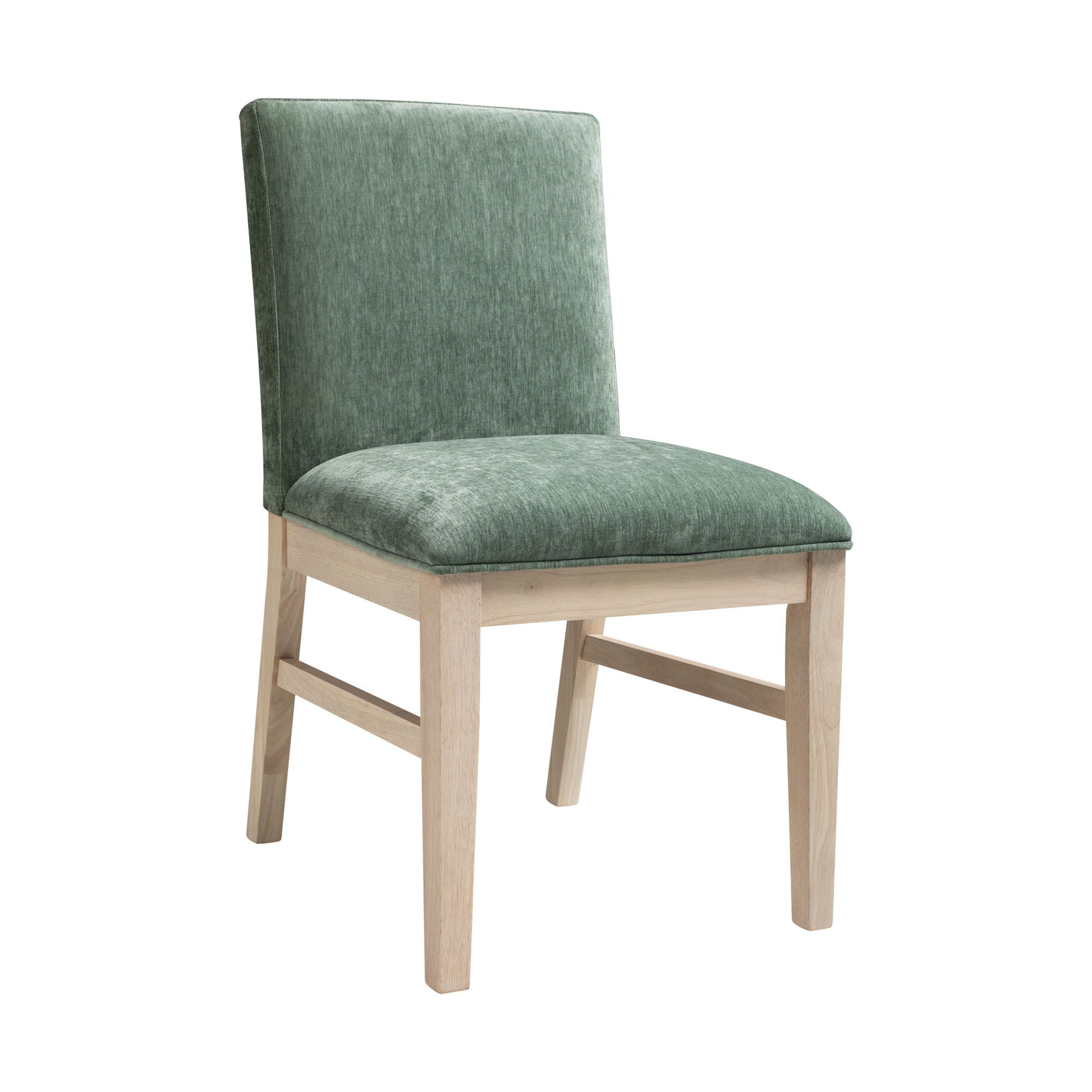 West End - Parson Chair With Sage Green Upholstery