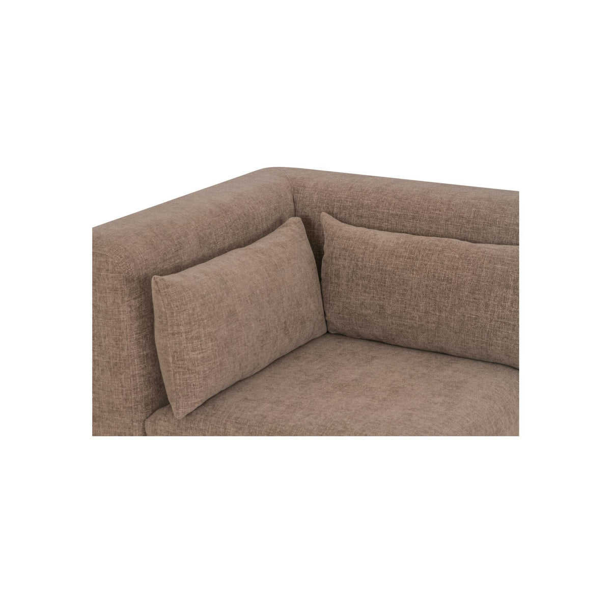 June - Corner Chair - Dark Brown