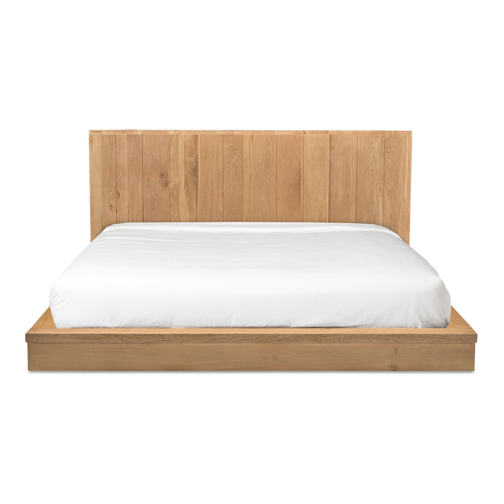 Plank - Queen Bed - Natural Oak