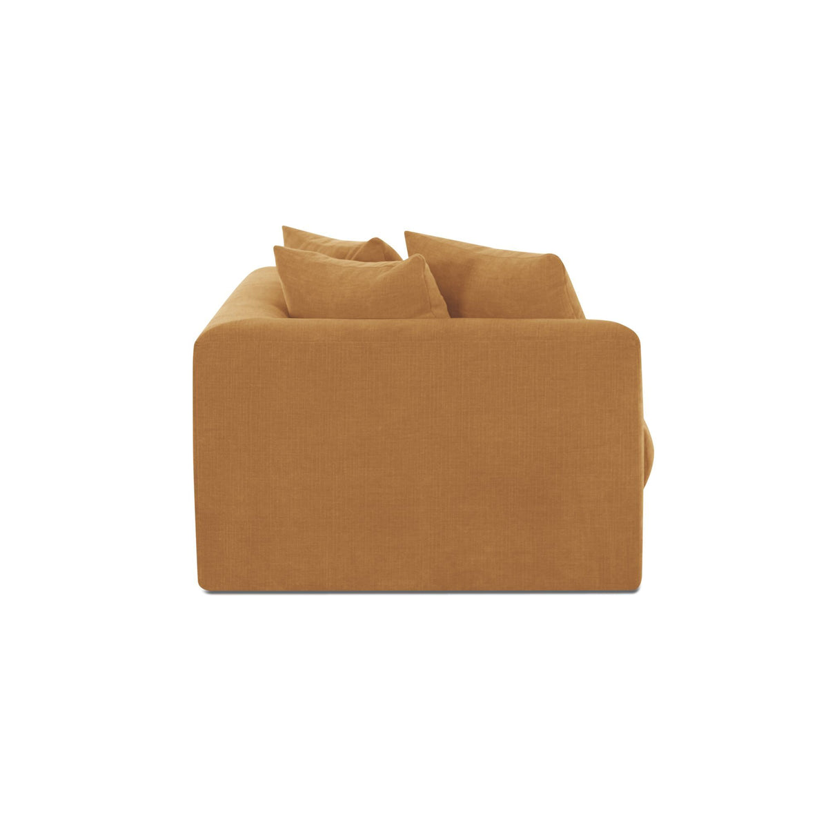 Davie - Left Arm Facing Chair - GoldenYellow
