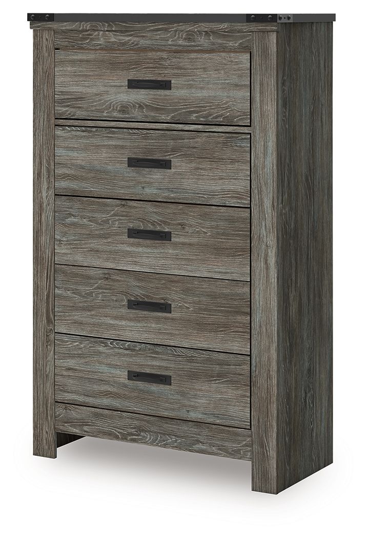 Frandern - Bookcase Panel Bedroom Set