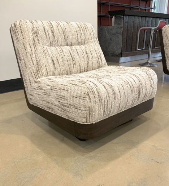 Crandall - Swivel Accent Chair - Cocoa Cream