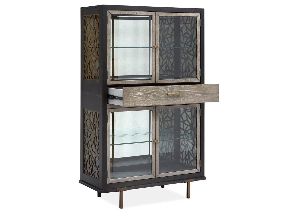 Ryker - Display Cabinet - Homestead Brown