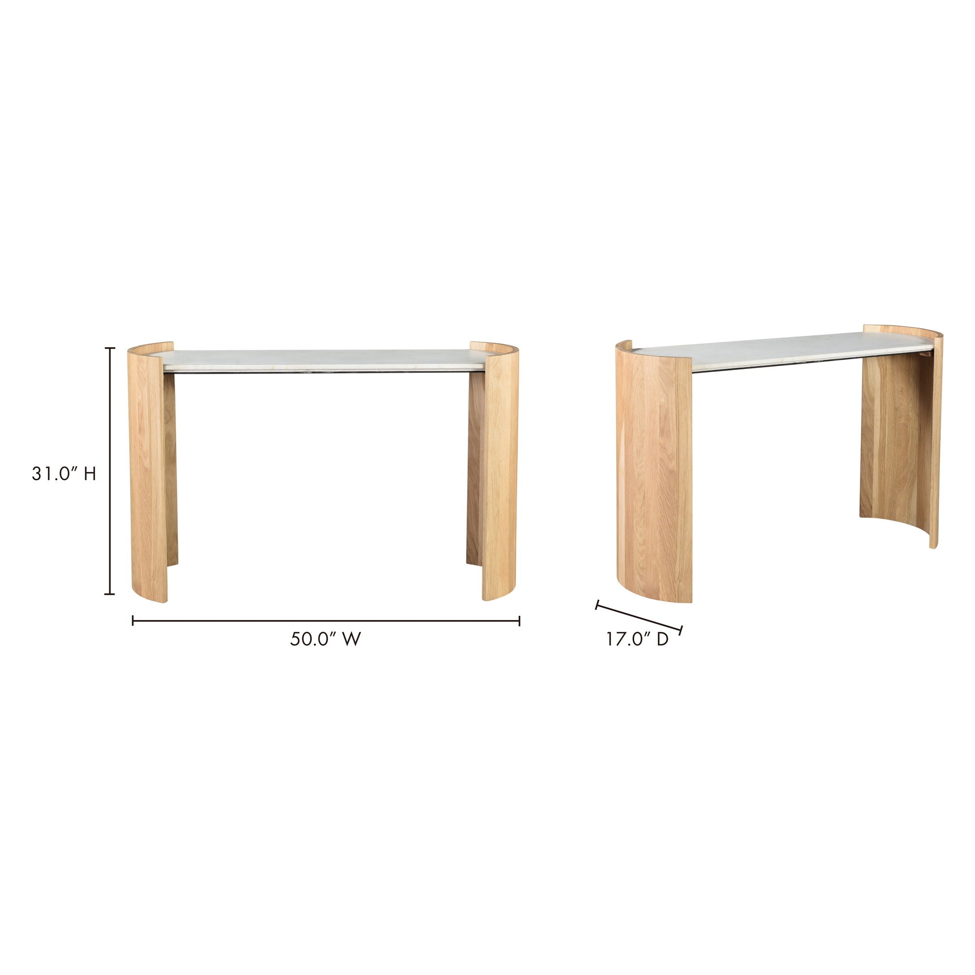 Dala - Console Table - Natural