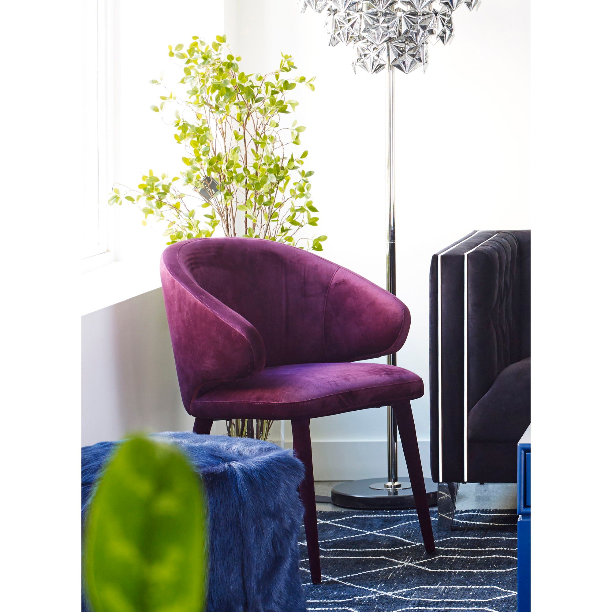 Stewart - Dining Chair - Purple