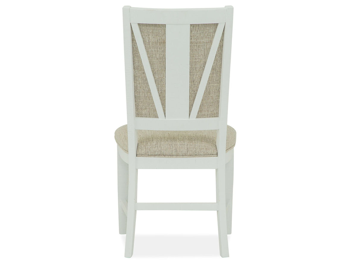 Heron Cove - Step Up Side Chair With Upholstered Seat & Back (Set of 2) - Chalk White