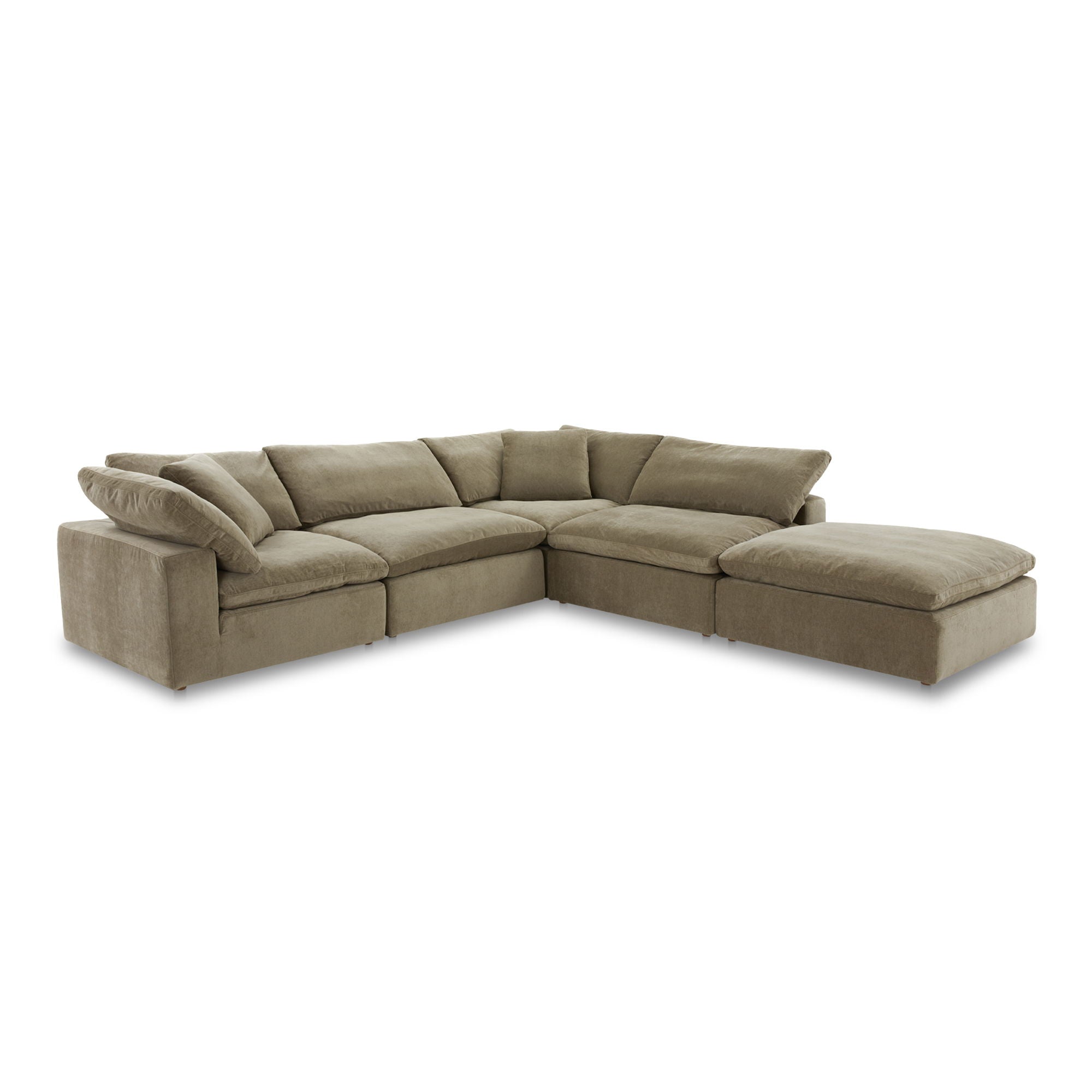 Terra Dream - Performance Fabric Modular Sectional - Desert Sage