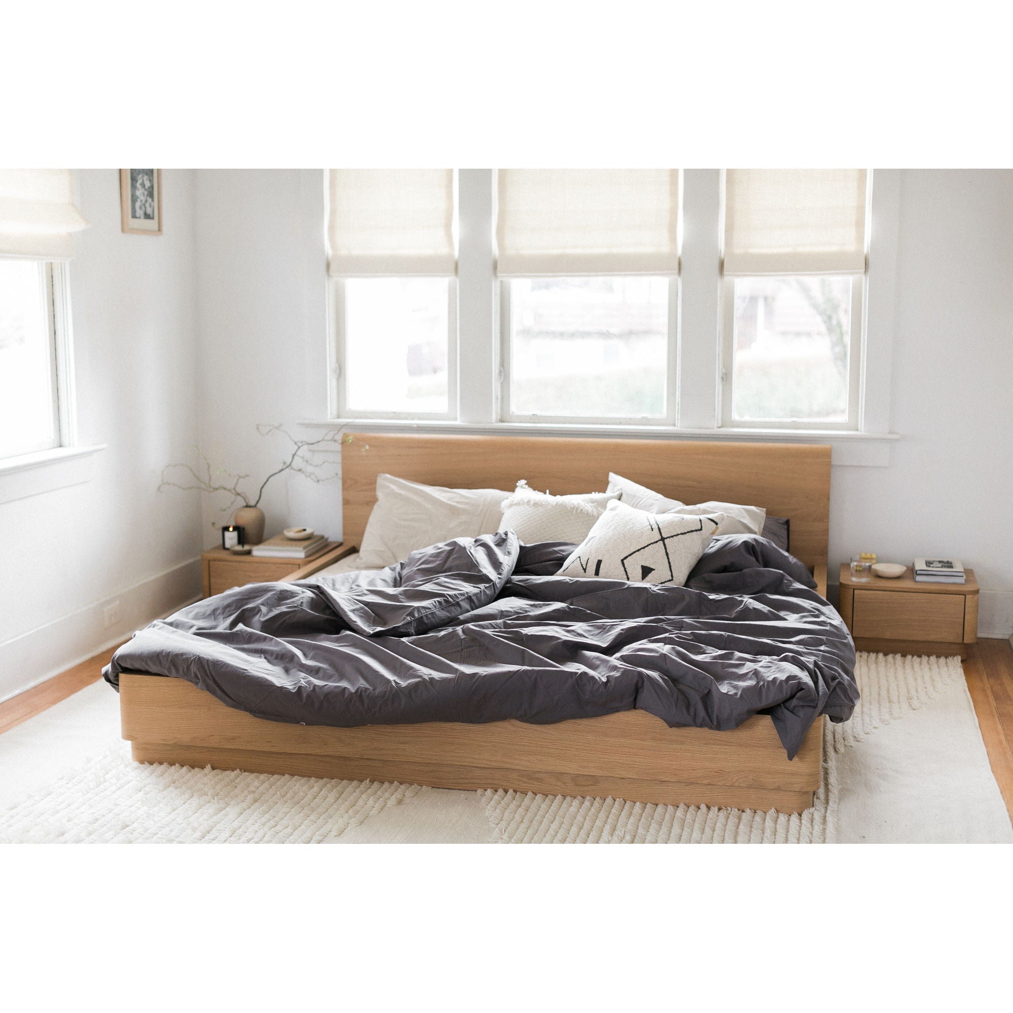 Round Off - Nightstand - Beige