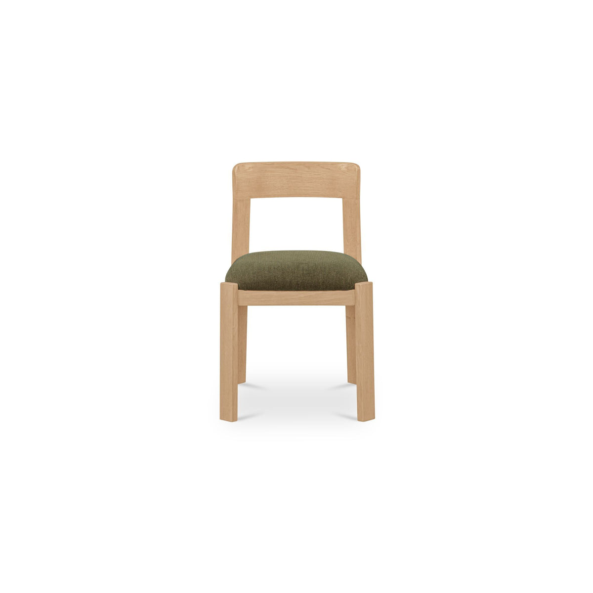 Oli - Dining Chair (Set of 2) - Dark Green / Light Brown