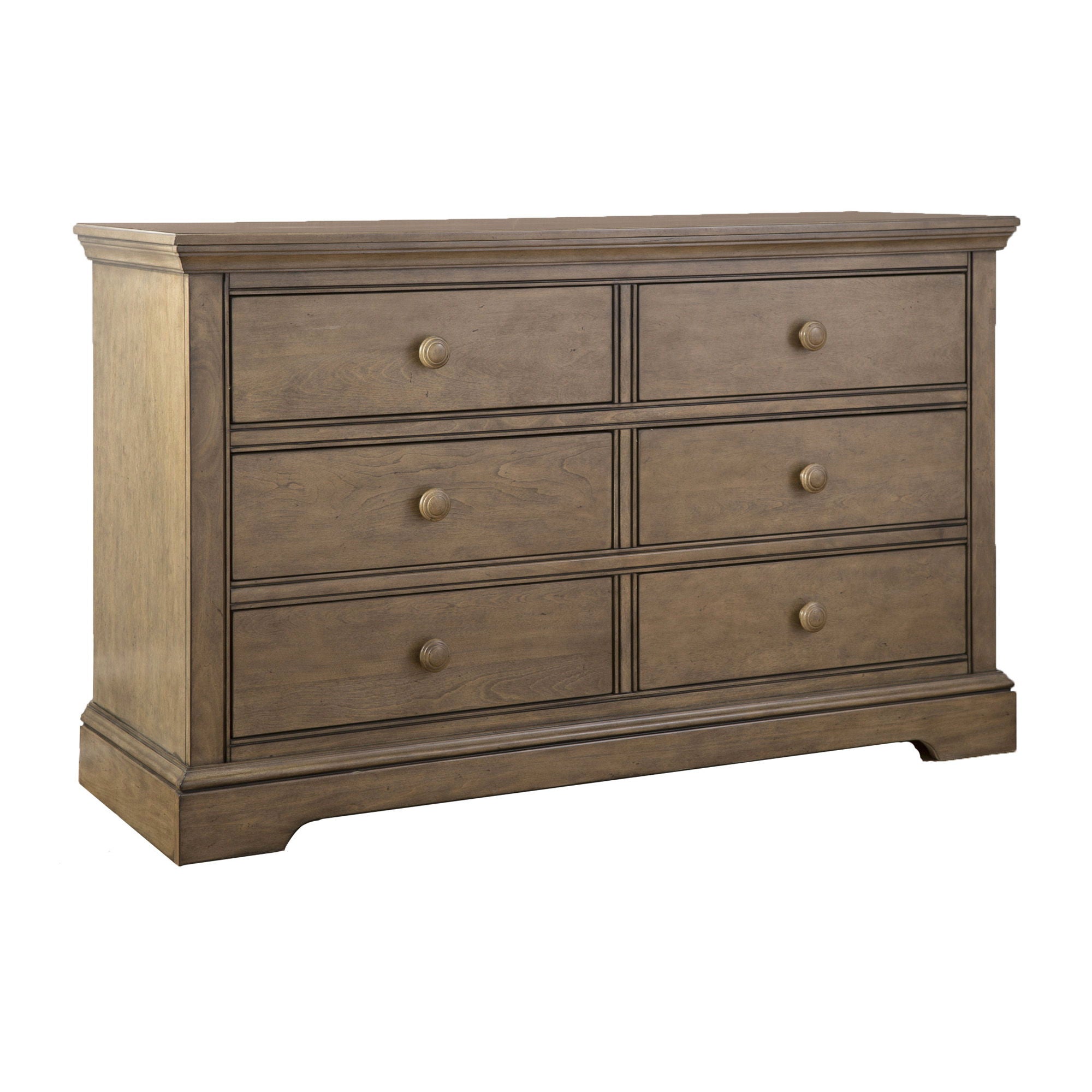Hanley - 6 Drawer Dresser - Cashew