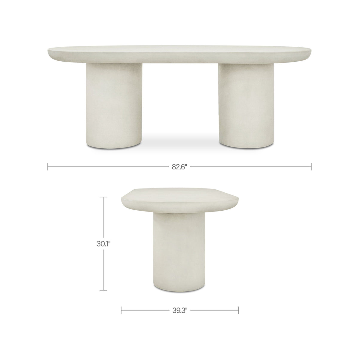 Rocca - Dining Table - Cream