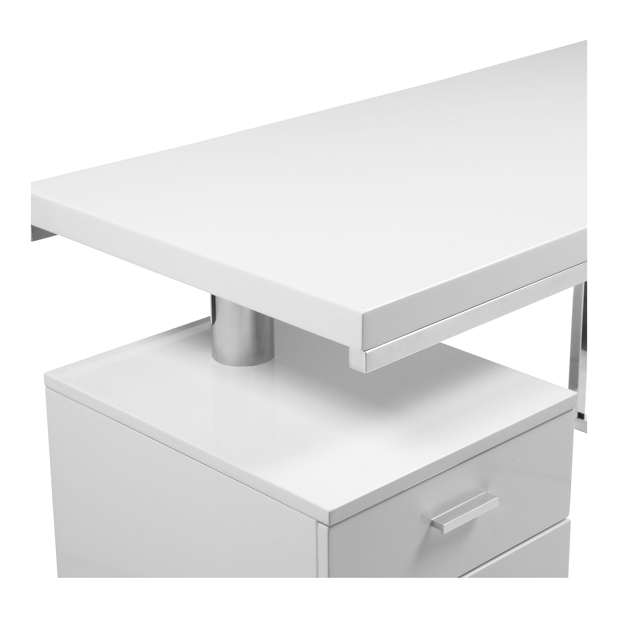 Martos - Desk - White - Wood
