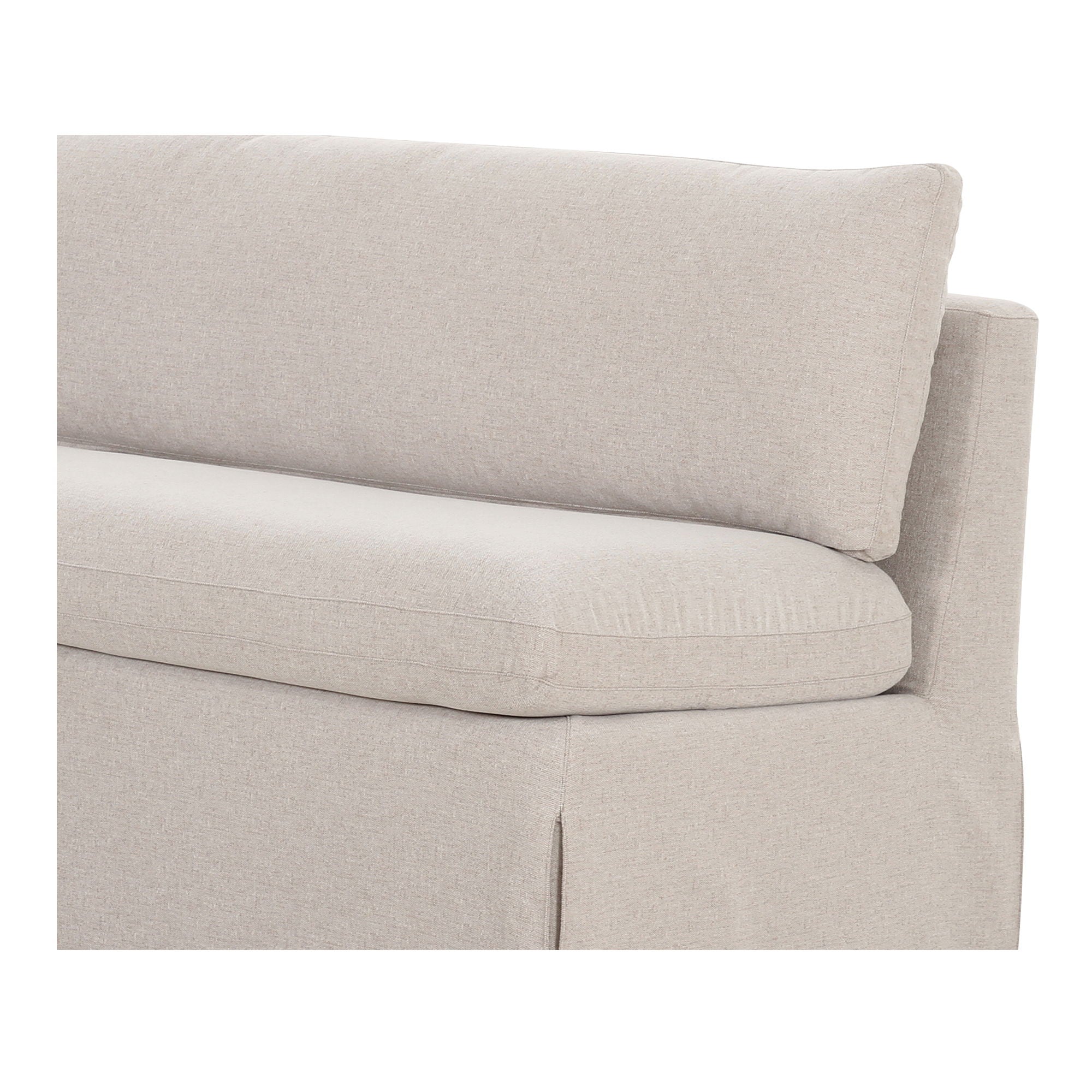 Fable - Slipcover Dining Bench - Beige
