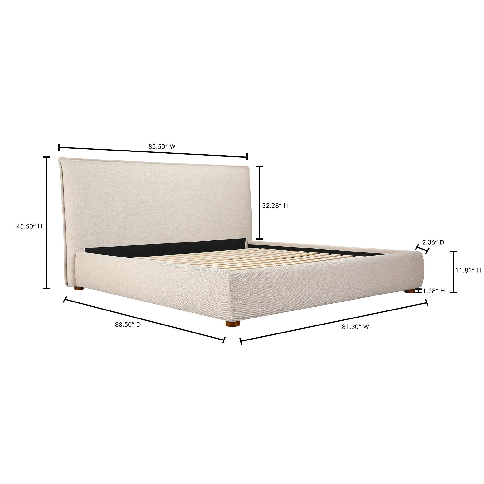 Luzon - King Bed - Wheat