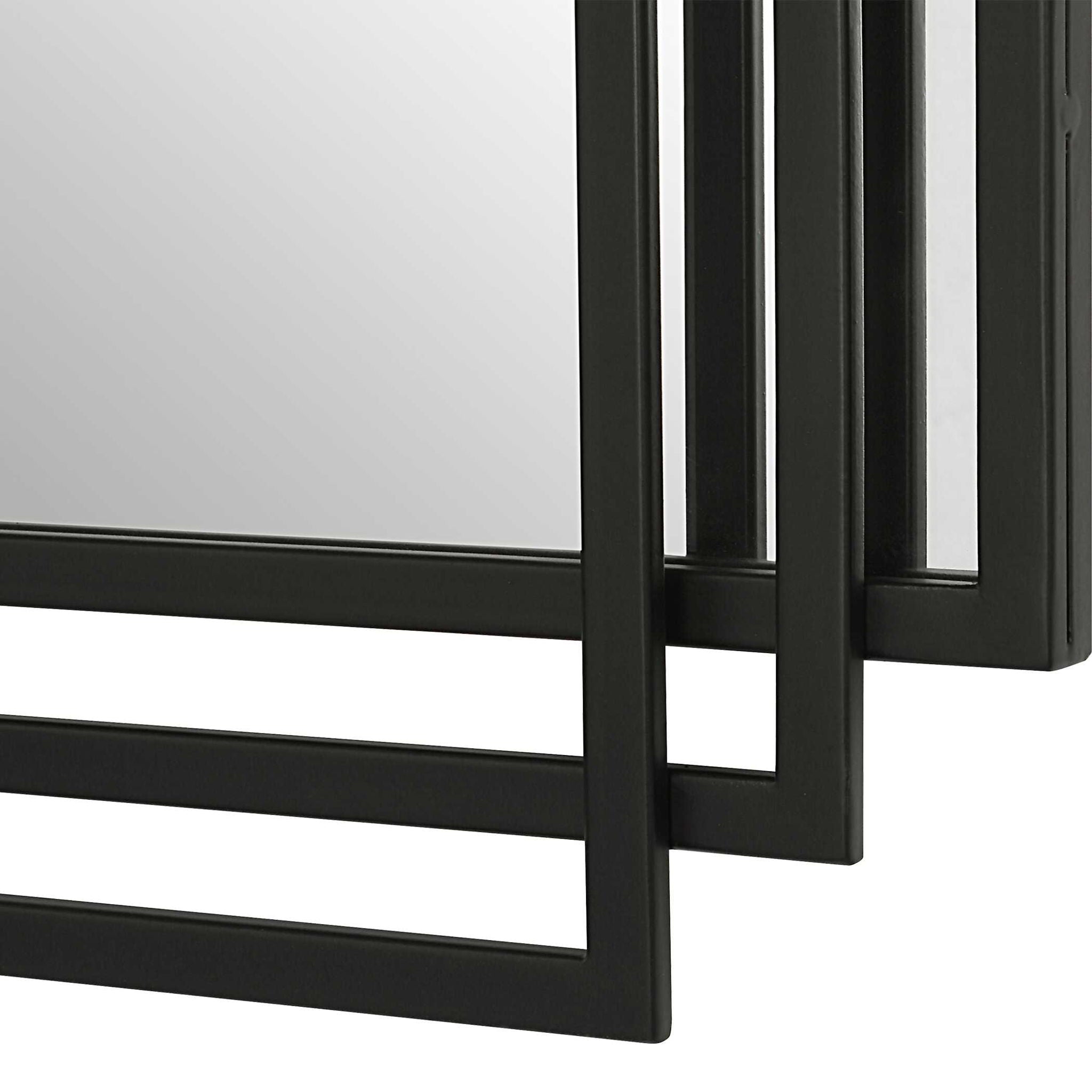 Amherst - Iron Mirror - Black