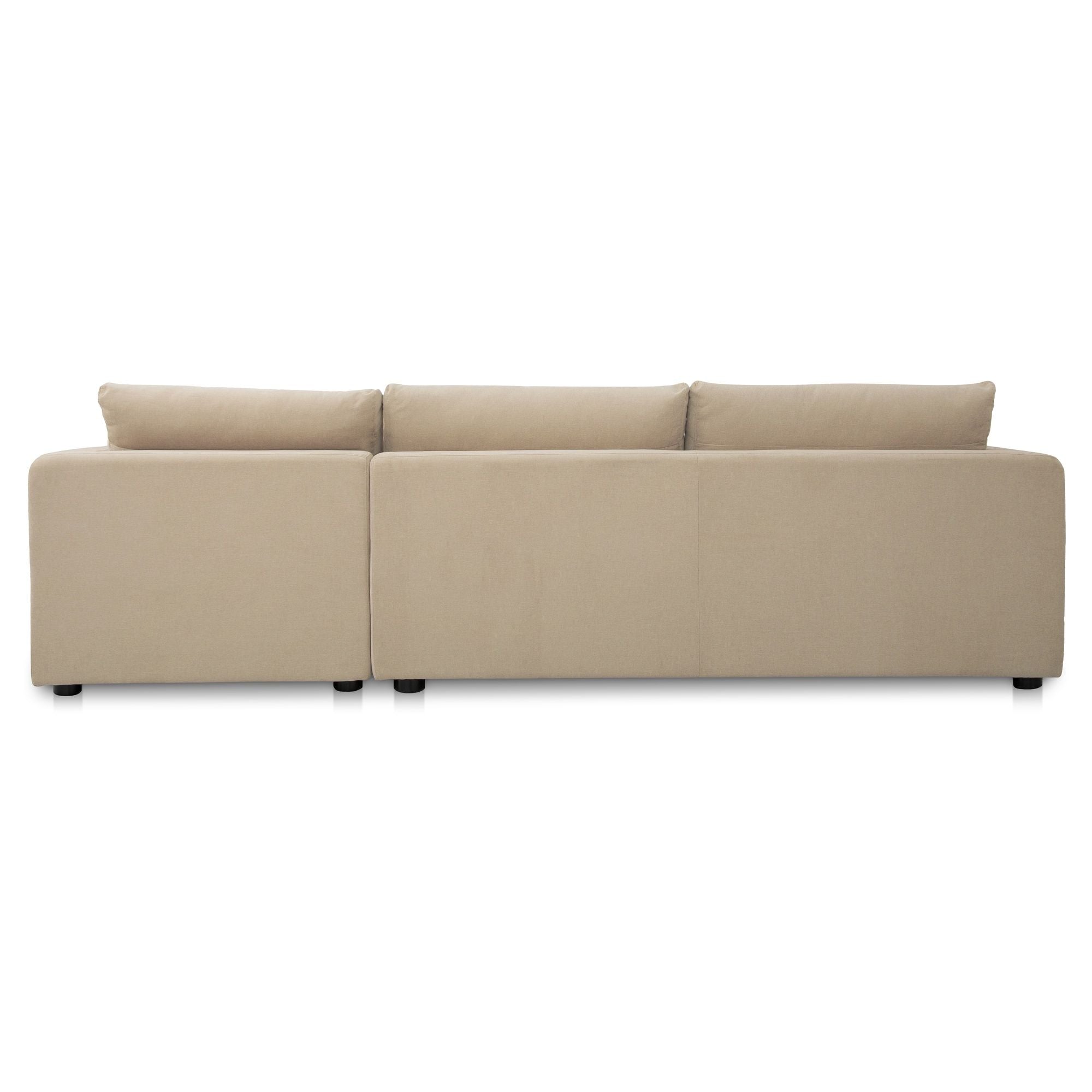 Burrow - Sleeper Sectional With Right Storage Chaise - Sand