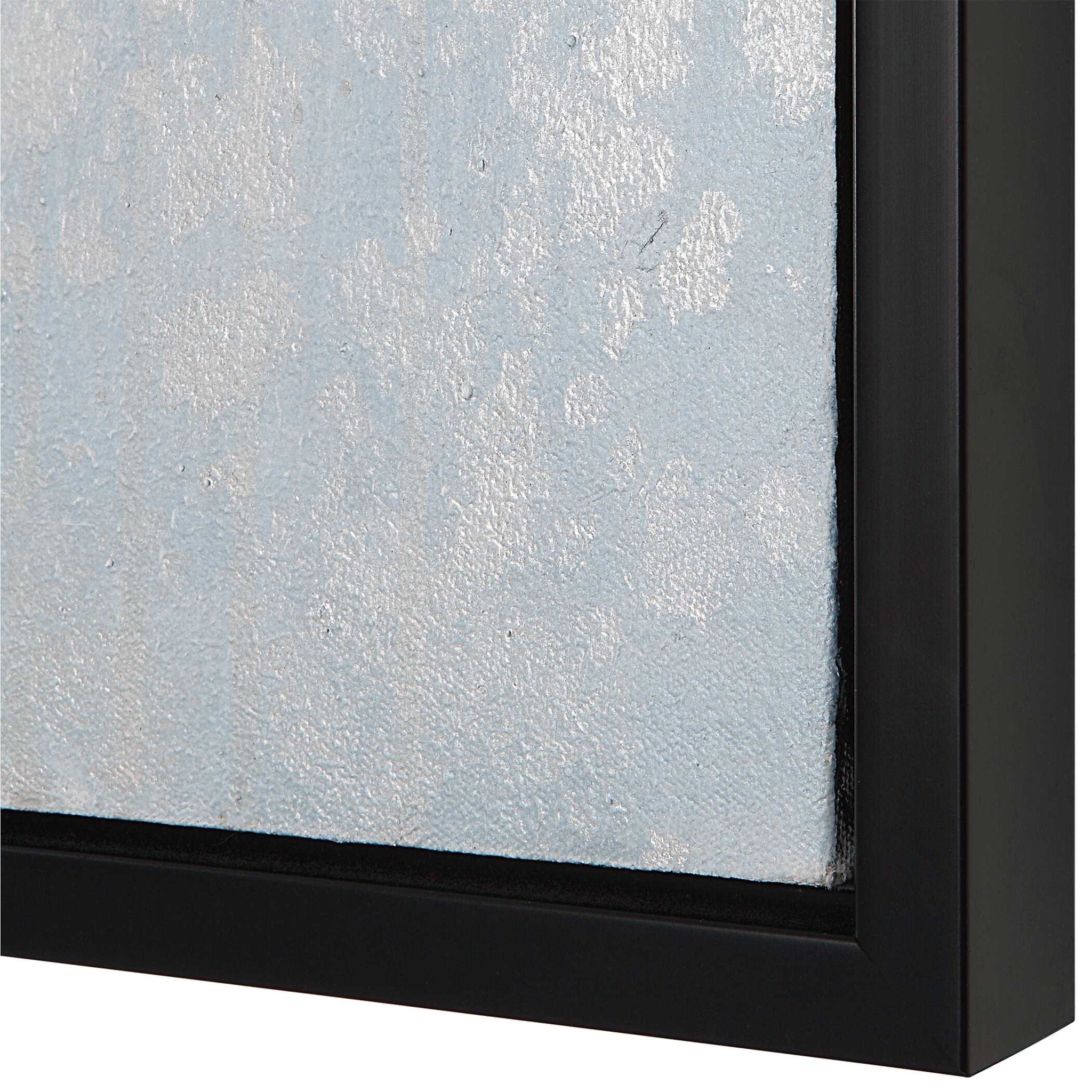 Mountain Mist - Hand Painted Canvas - Gray