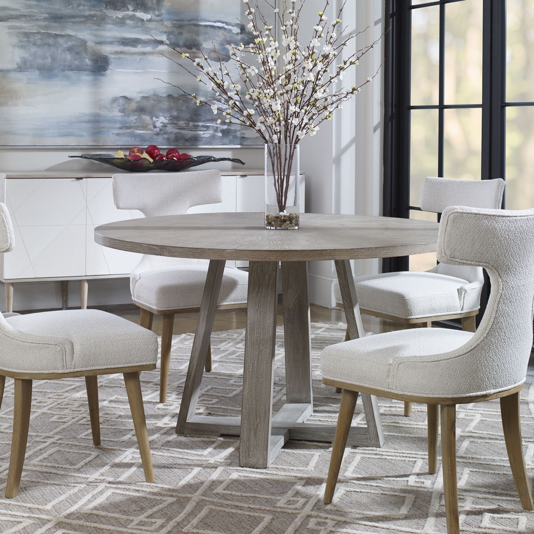 Gidran - Dining Table - Gray