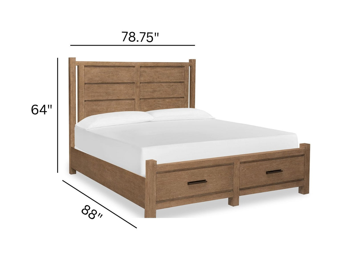 Plum Creek - Panel Storage Bed