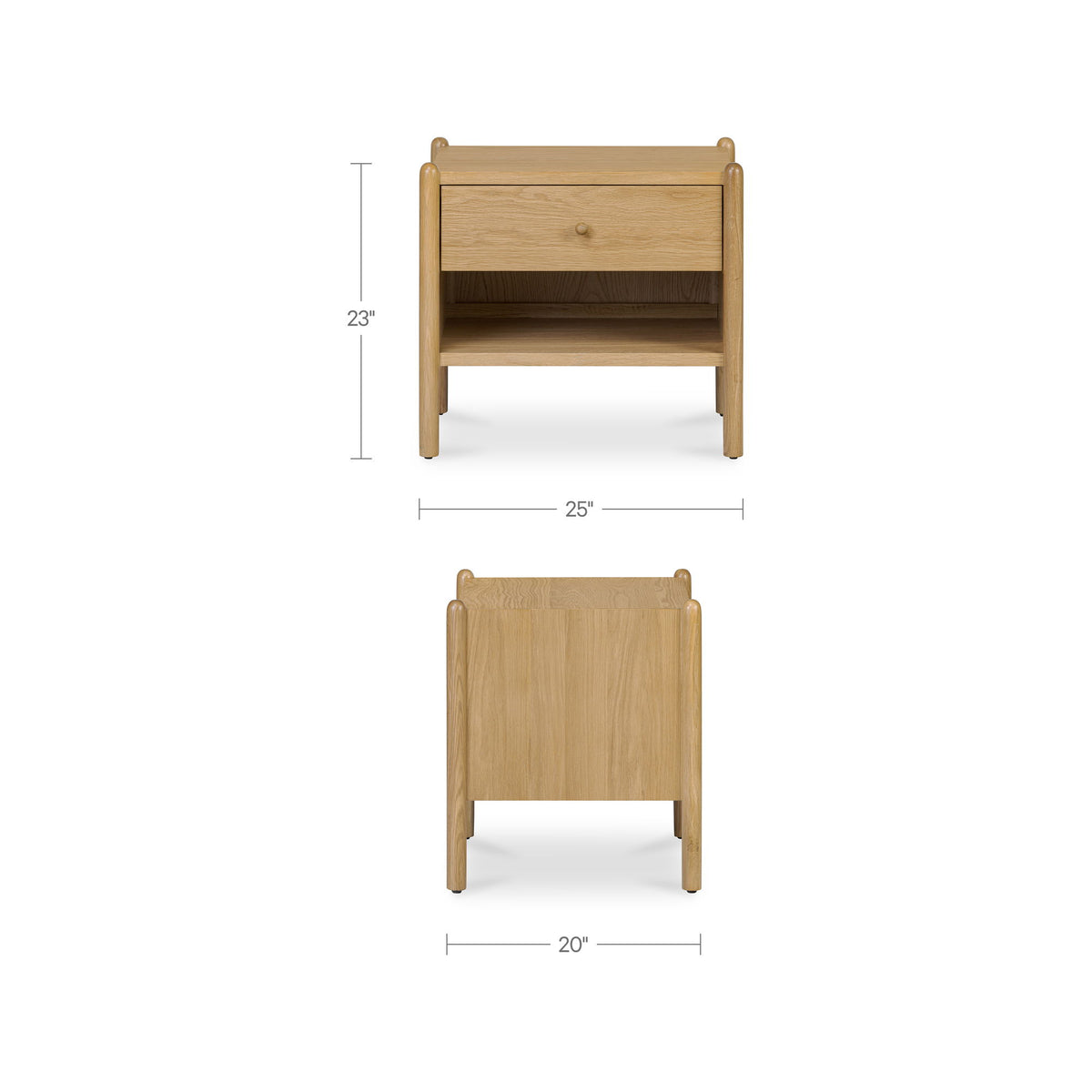 Billy - Nightstand - Natural