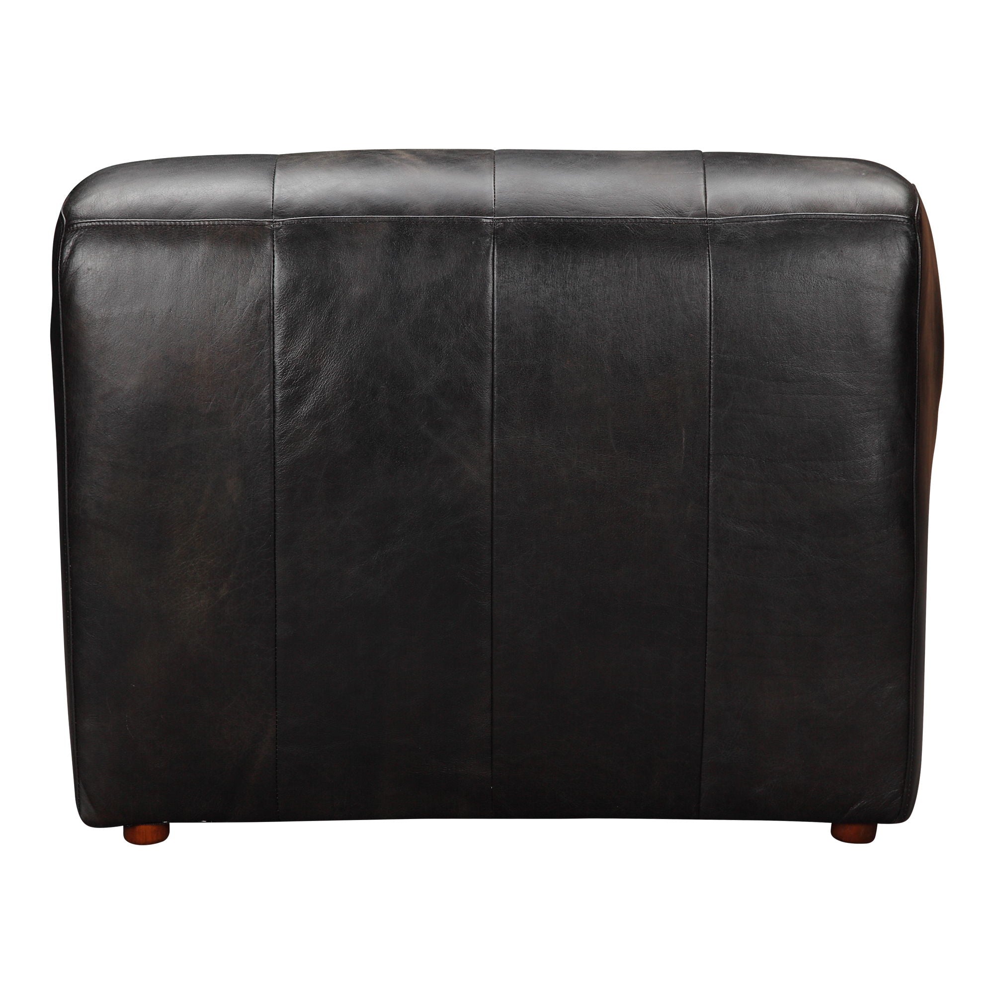 Ramsay - Leather Slipper Chair - Black