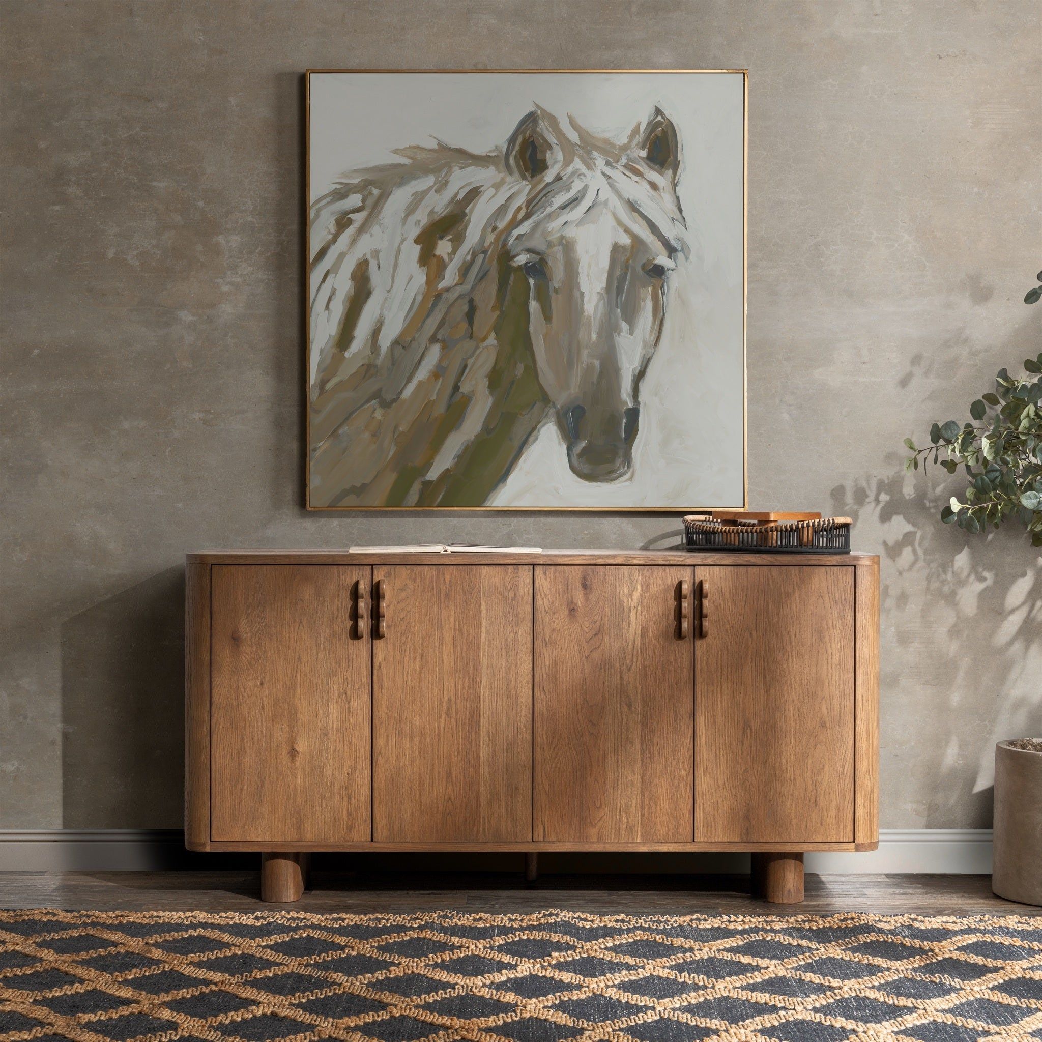 Tacoma - 4 Door Sideboard - Brown