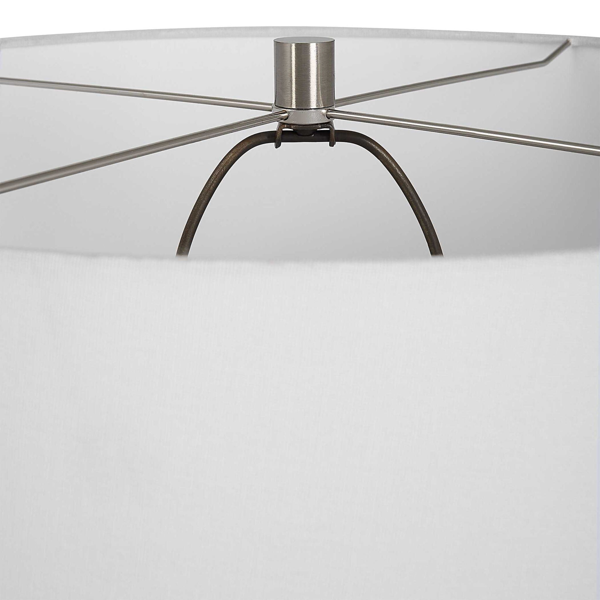 Reyna - Chalk Table Lamp - White