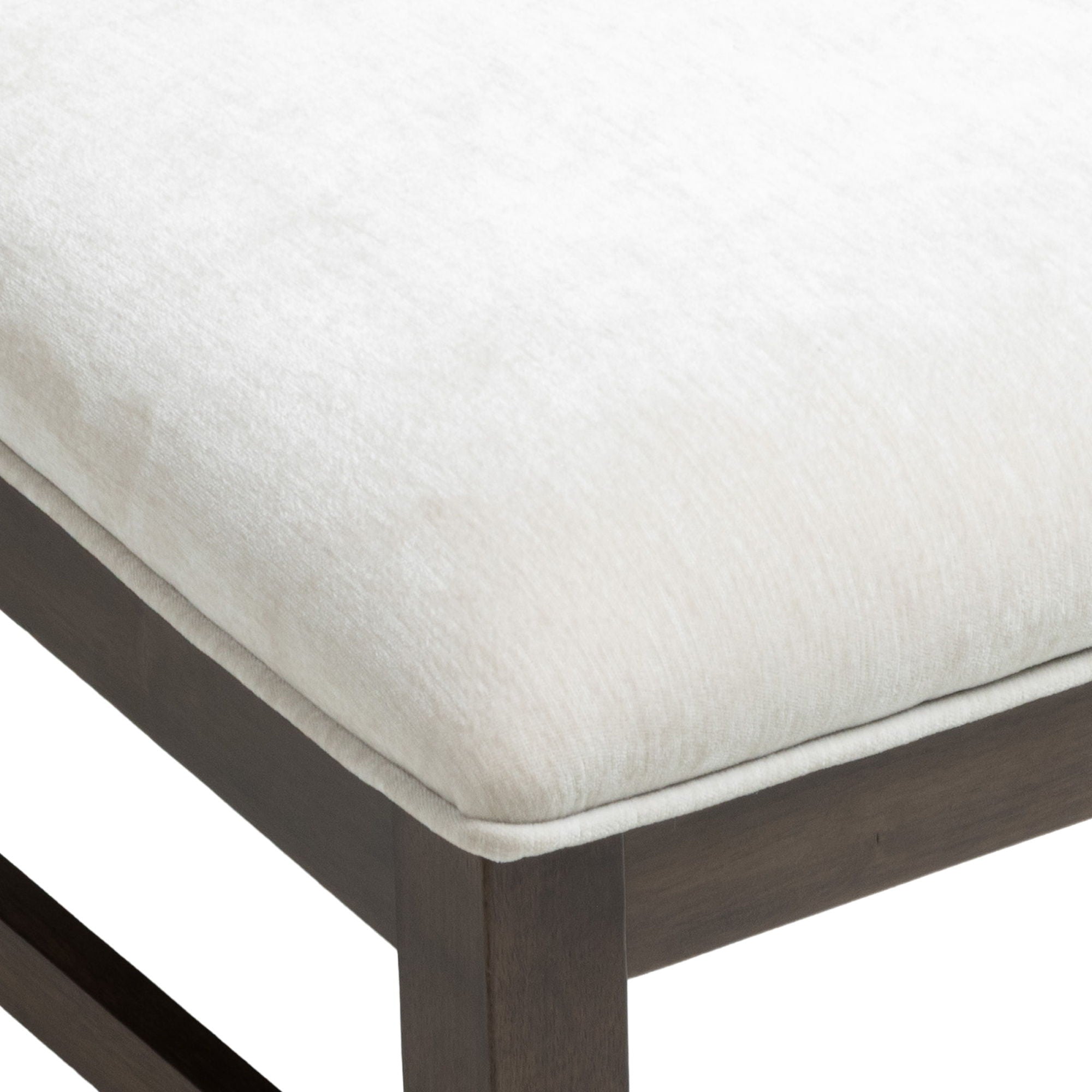 West End - Parson Chair With Ivory Upholstery