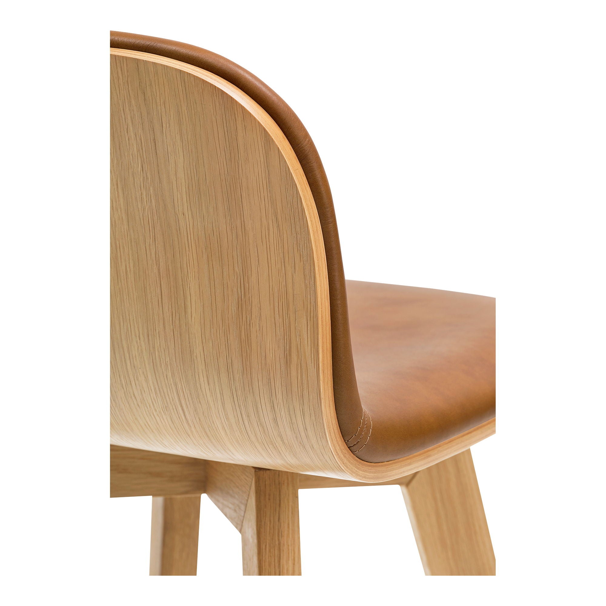 Napoli - Leather Counter Stool - Tan