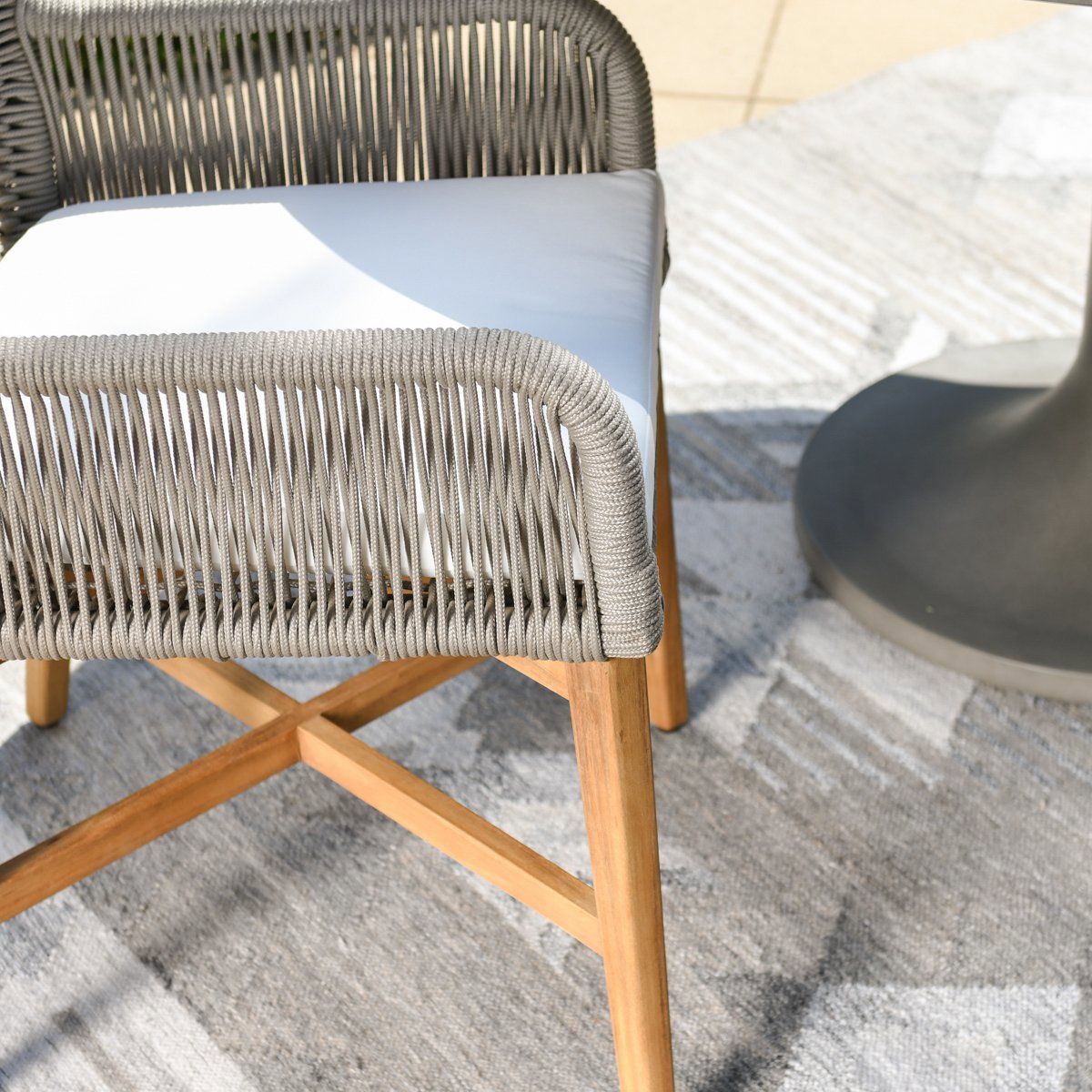 Marley - Outdoor Dining Chair - Gray