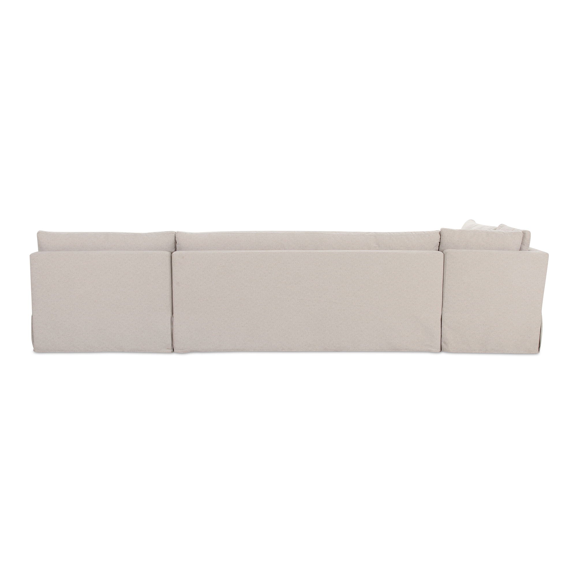Fable - Slipcover Dining Banquette L-Shape - Beige