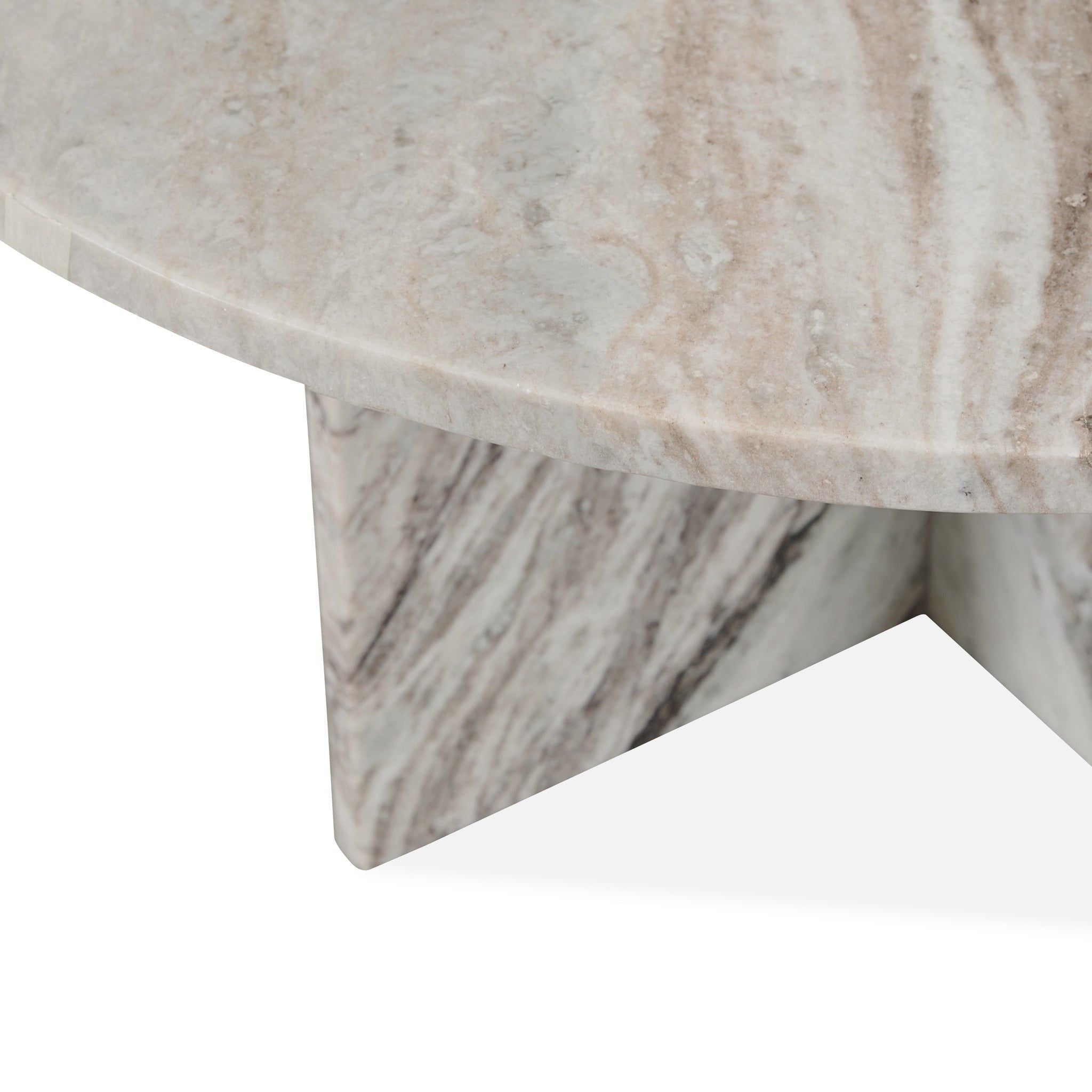 Reilly - Marble Round Coffee Table