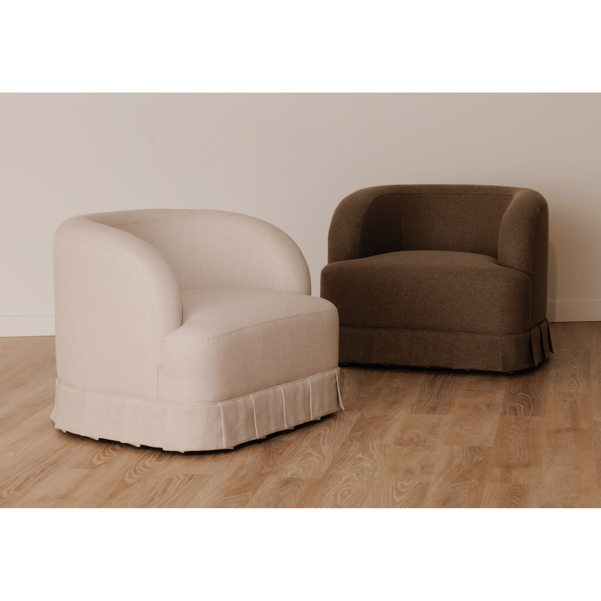 Maren - Swivel Chair - Dark Brown