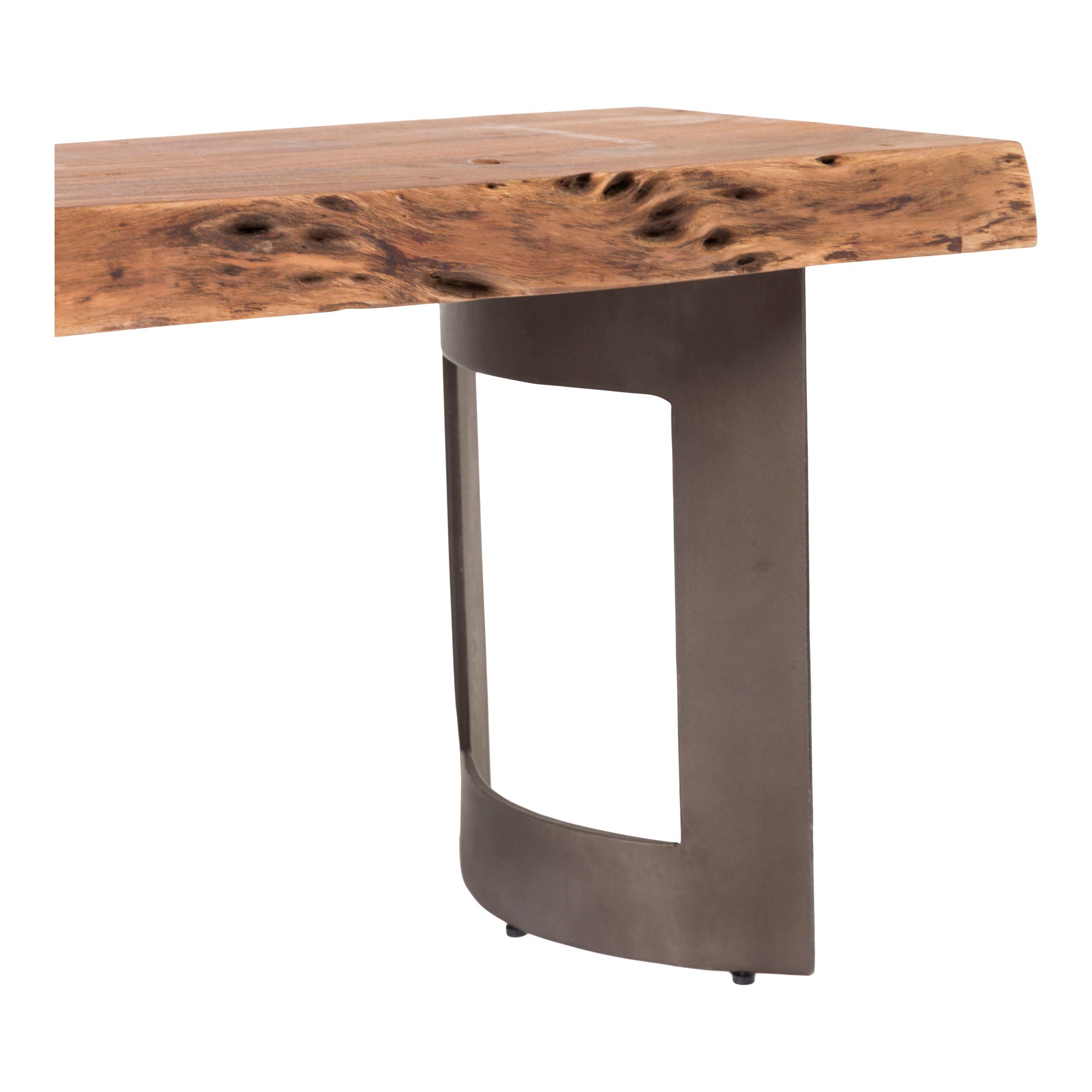 Bent - Small Bench - Natural Stain