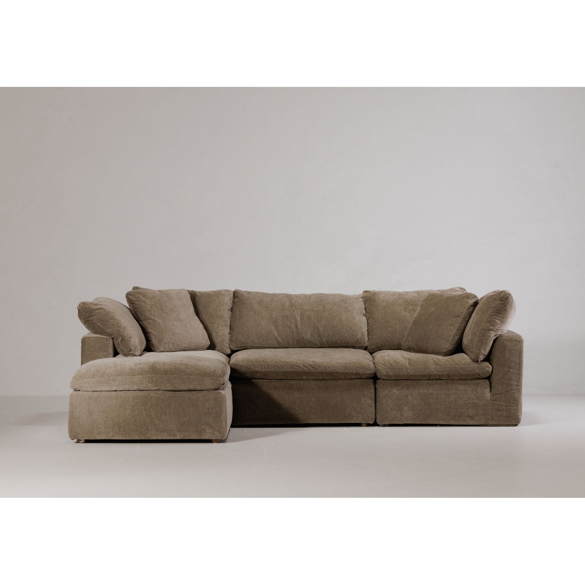 Terra Lounge - Performance Fabric Modular Sectional - Desert Sage