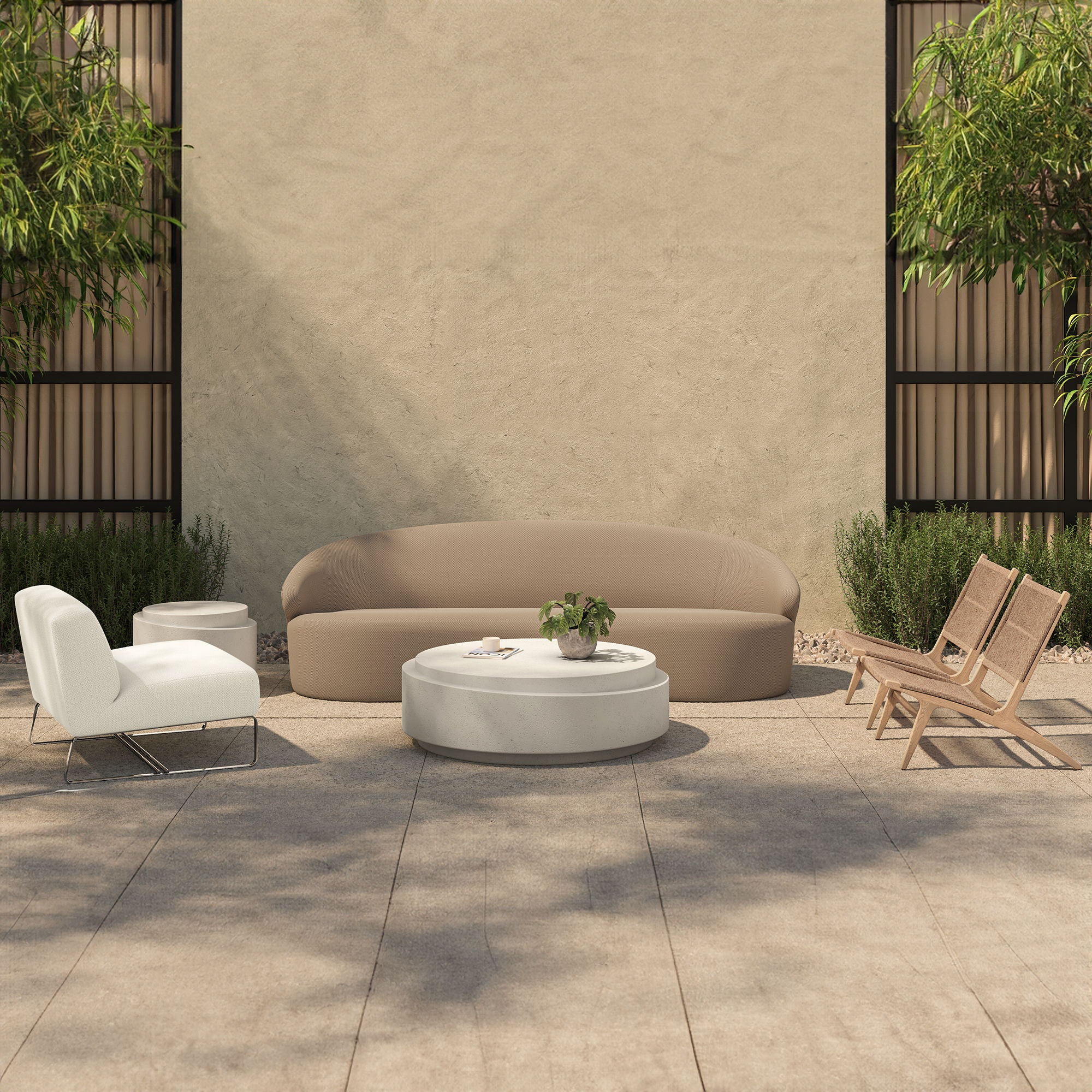 Cosmo - Outdoor Coffee Table - Beige