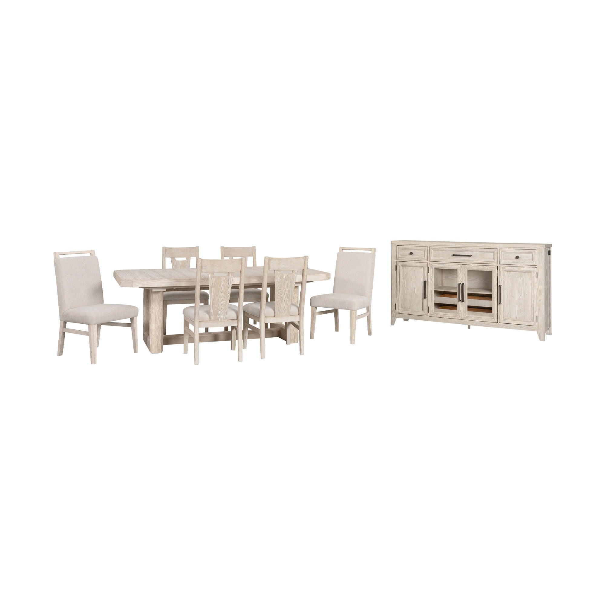Carlson - Upholstered Side Chair - Washed Linen
