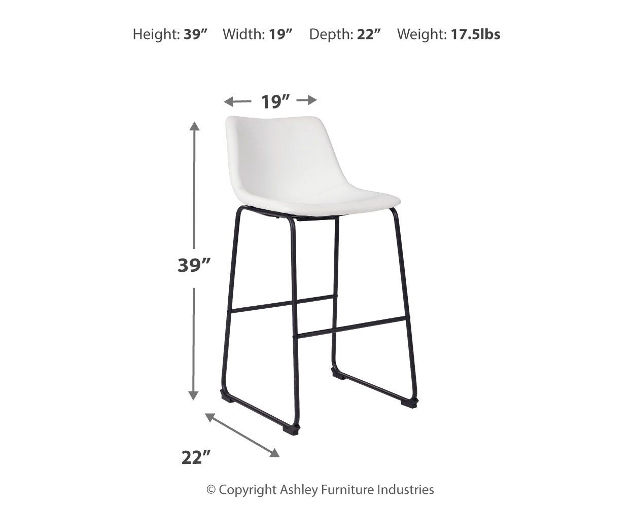 Centiar - Upholstered Barstool (Set of 2)