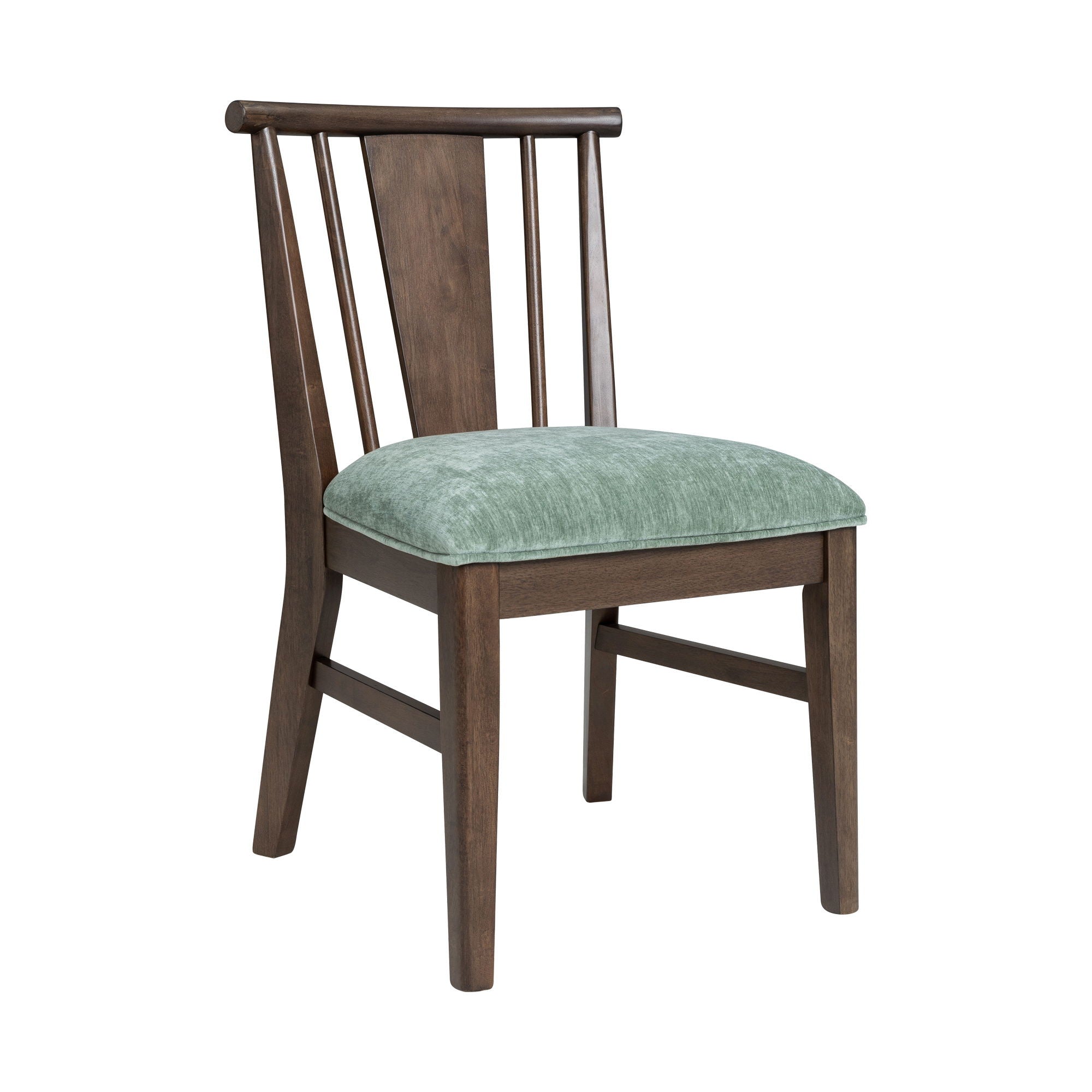 West End - Spindle Chair With Sage Green Seat