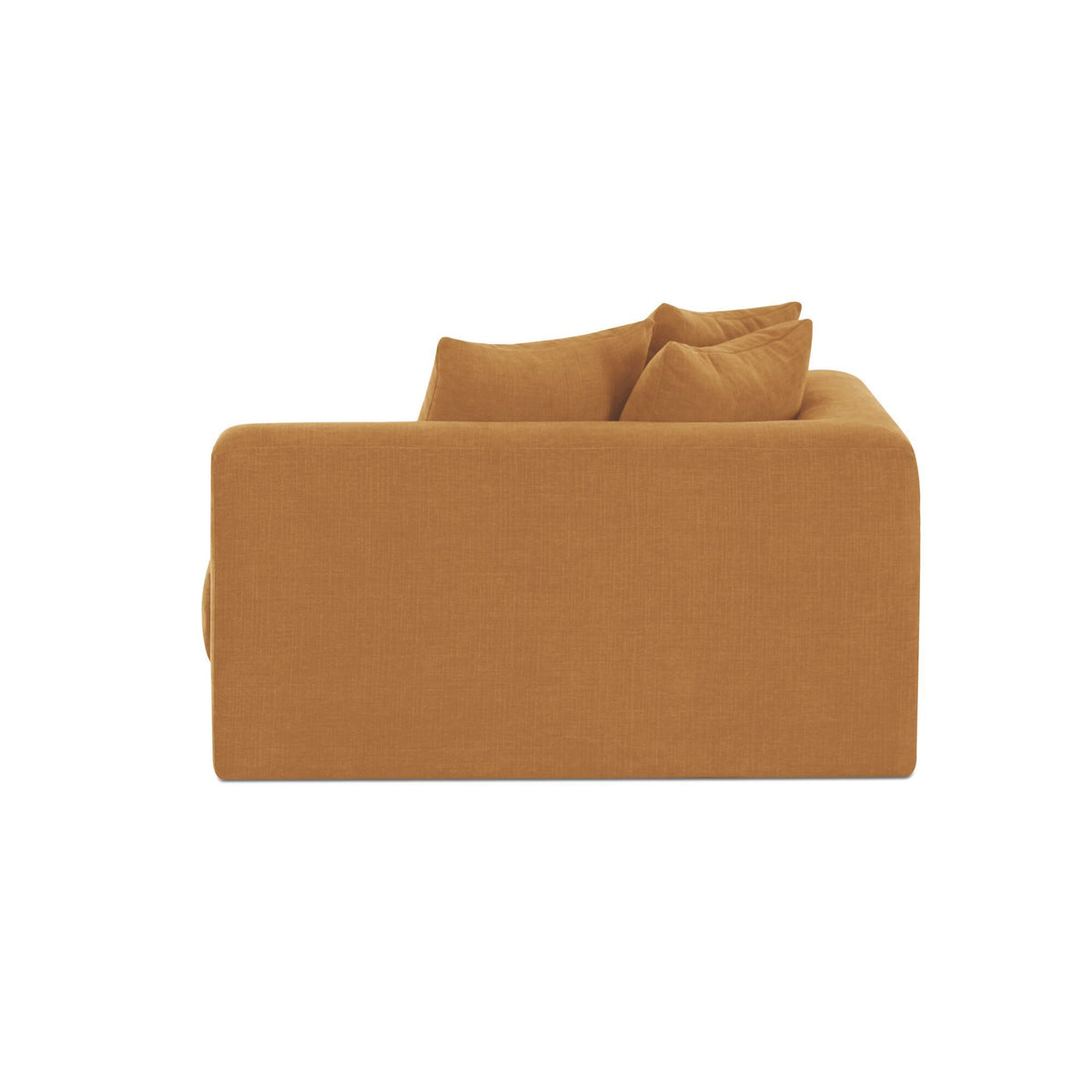 Davie - Left Arm Facing Chair - GoldenYellow