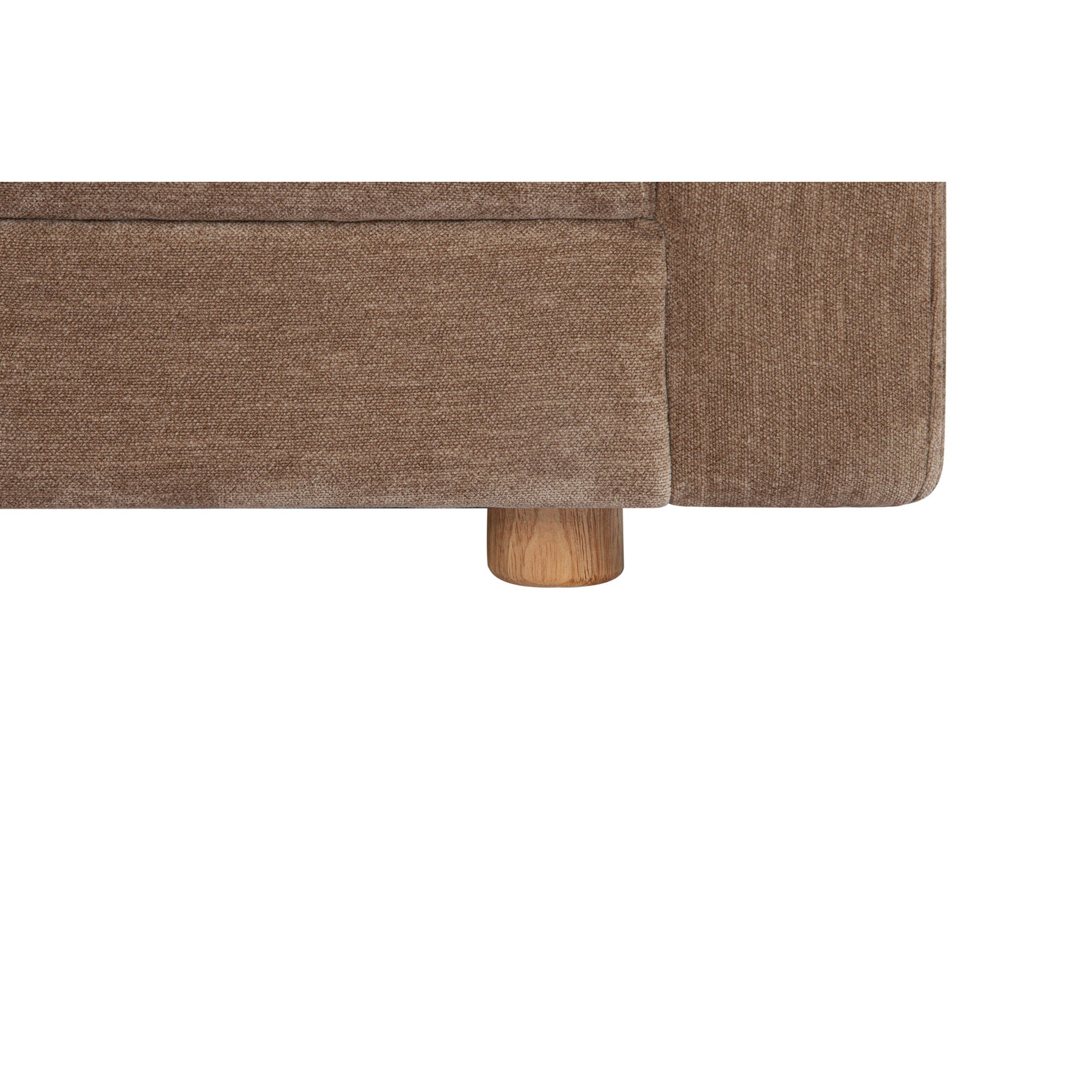 Bryn - Sectional Camel Left Stationary Sofa - Light Brown
