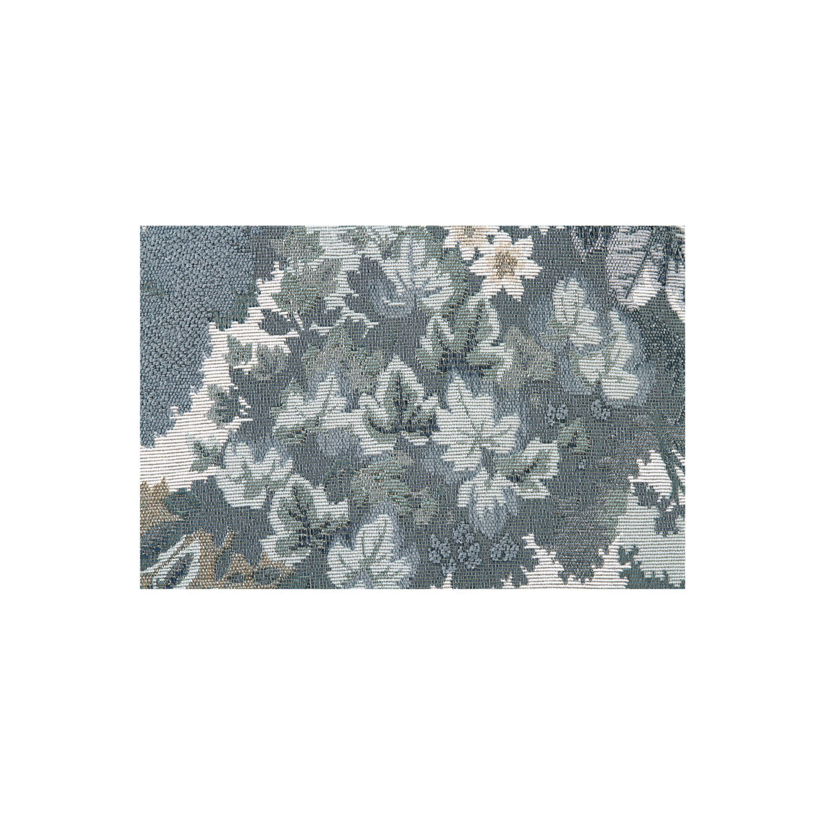 Yasmin - Lumbar Cushion Tapestry - Blue / Gray